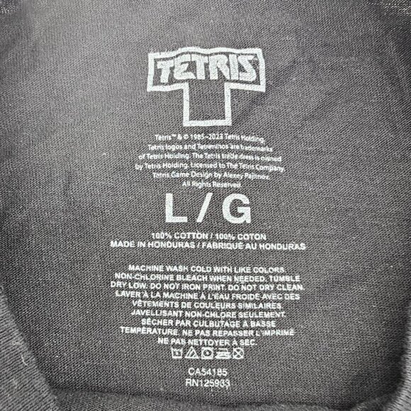 Men's Tetris Graphic Short Sleeved T-Shirt, Size Large, 100% Cotton - Picture 3 of 11
